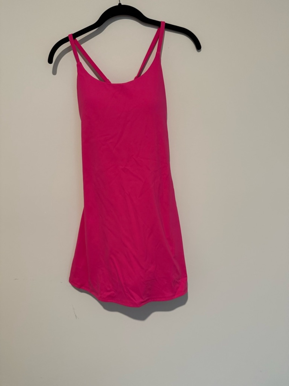 HALARA Hot Pink Double-Strap Camisole Dress